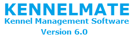 Kennel management software version 5.9